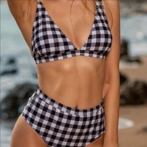 Gingham Bikini Set